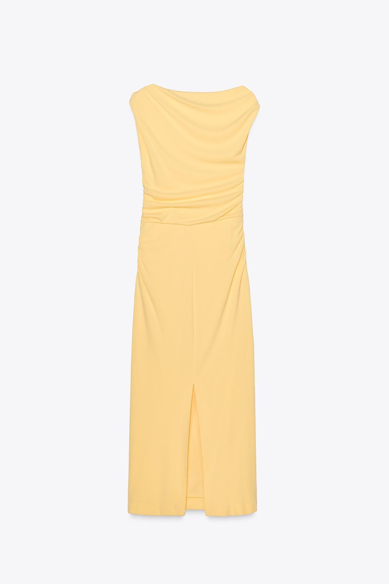 ASYMMETRIC MIDI DRESS