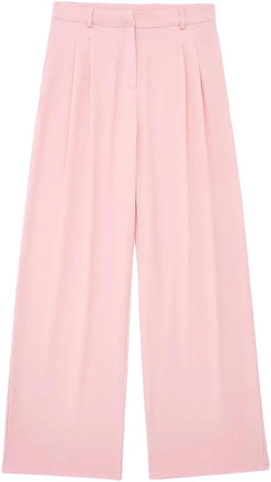 Women's 2-Piece Sleeveless Vest and Wide-Leg Pants Set