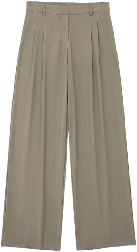 Women's 2-Piece Sleeveless Vest and Wide-Leg Pants Set