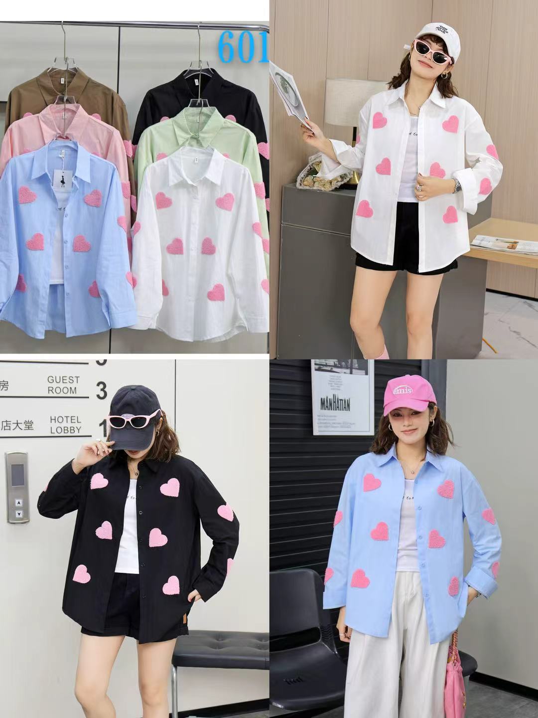 Karisma Kapoor Cotton heart Oversized Shirts