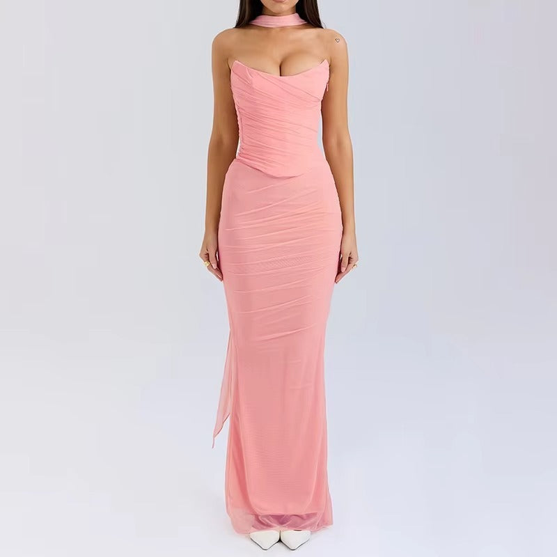 CORSET DRESS AND MERMAID SKIRT