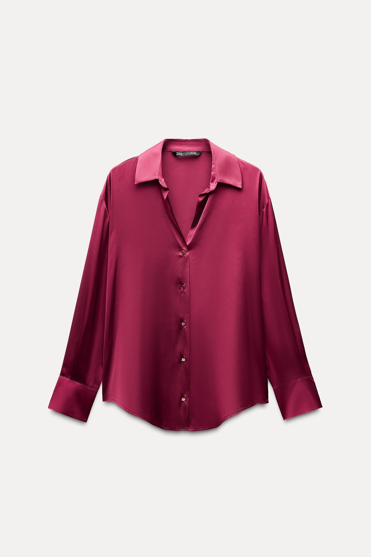 MESSALINE SATIN SHIRT