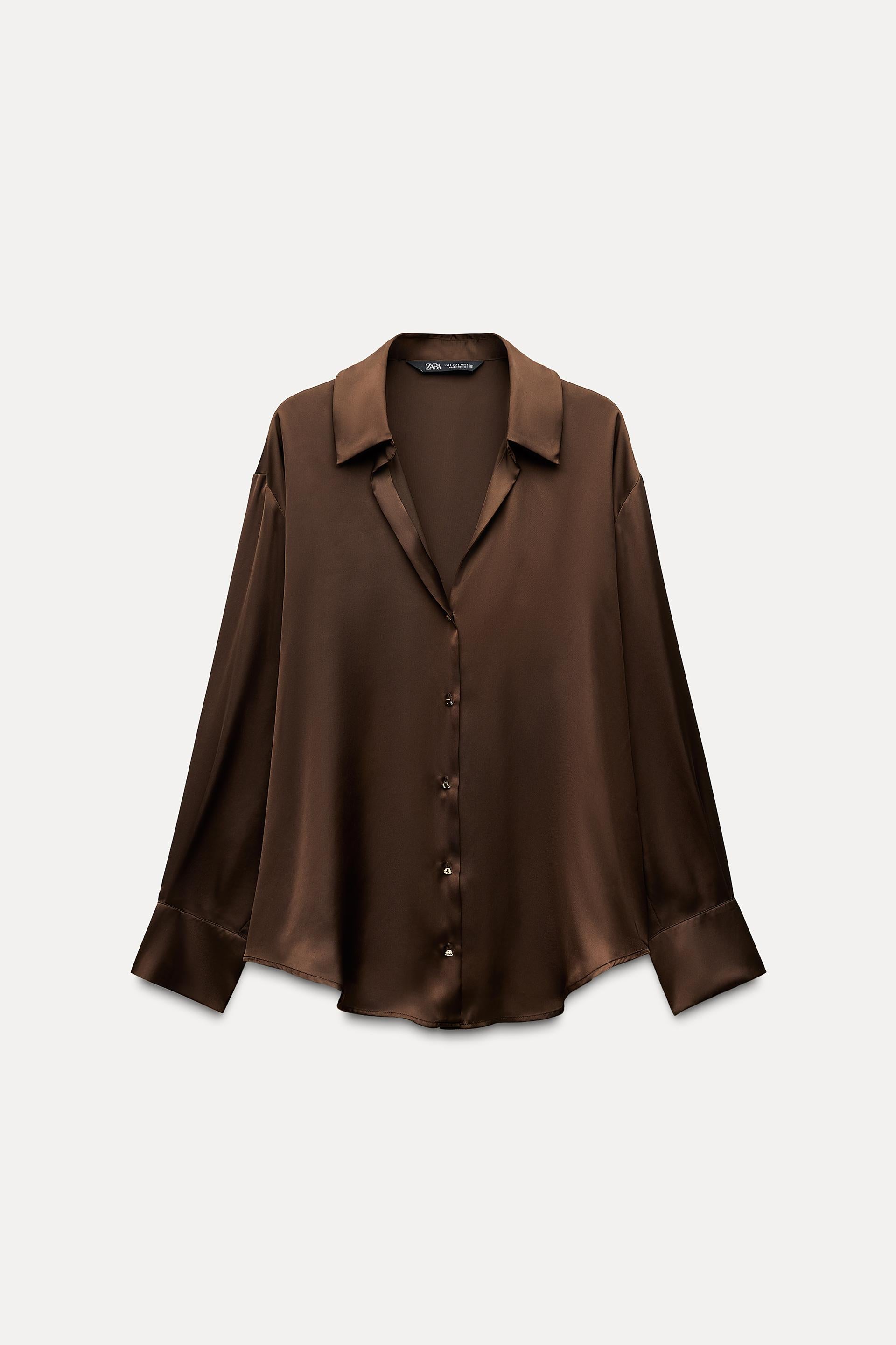 MESSALINE SATIN SHIRT