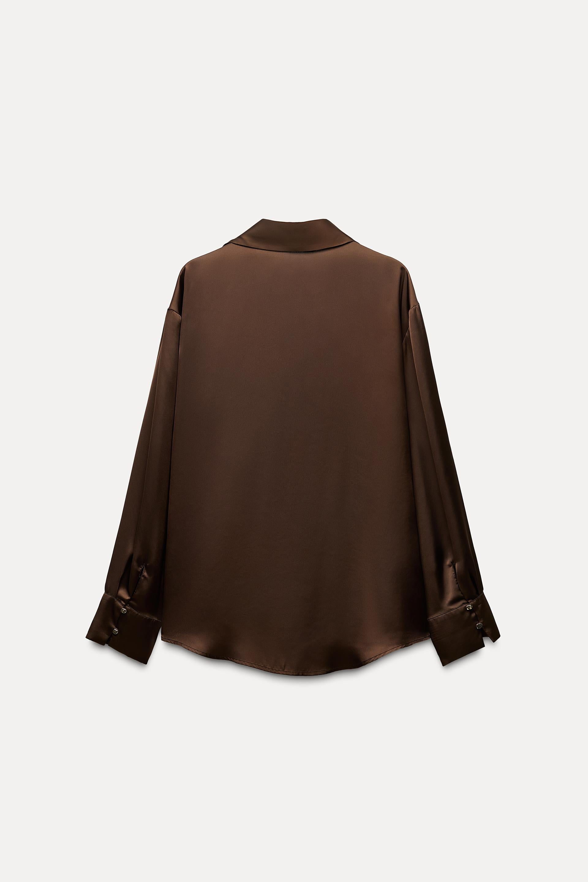 MESSALINE SATIN SHIRT