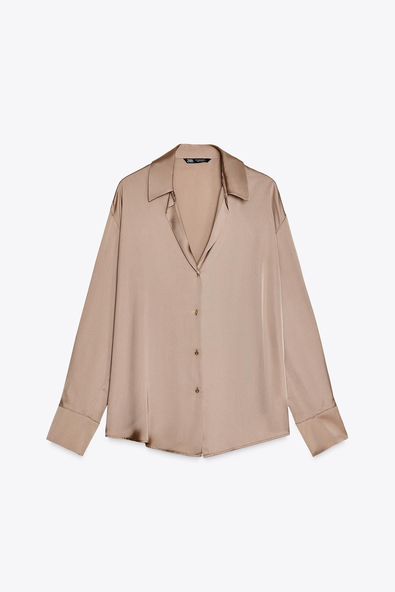 MESSALINE SATIN SHIRT