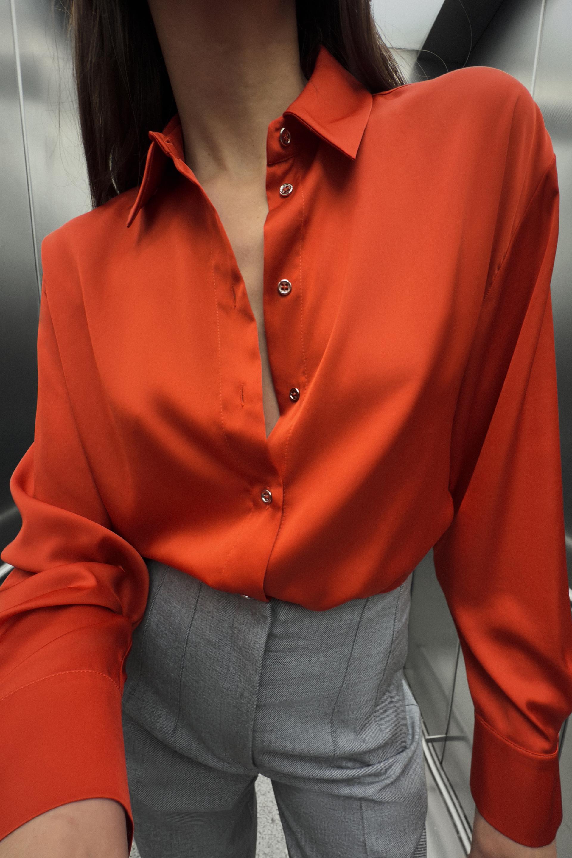 MESSALINE SATIN SHIRT