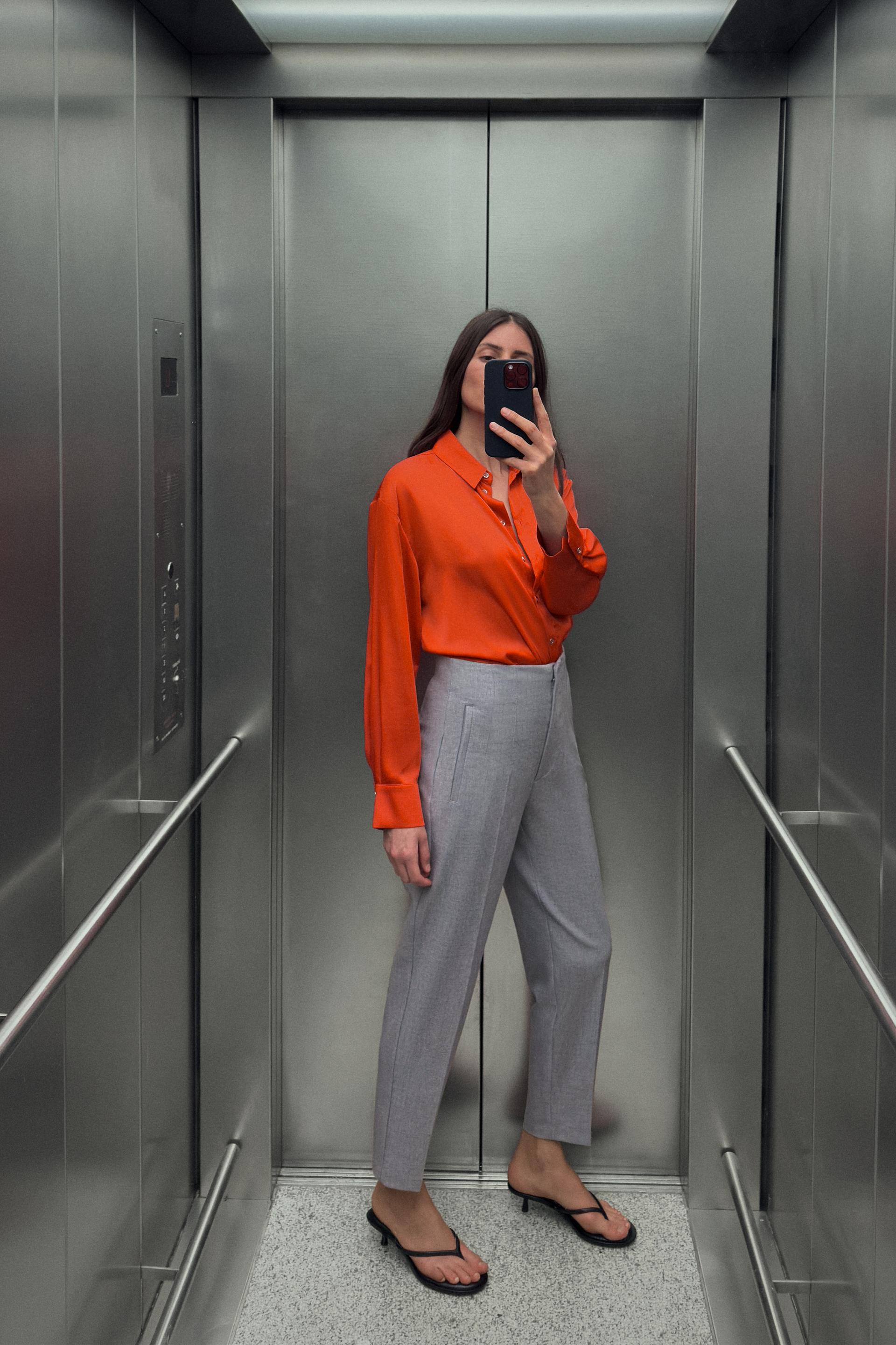 MESSALINE SATIN SHIRT