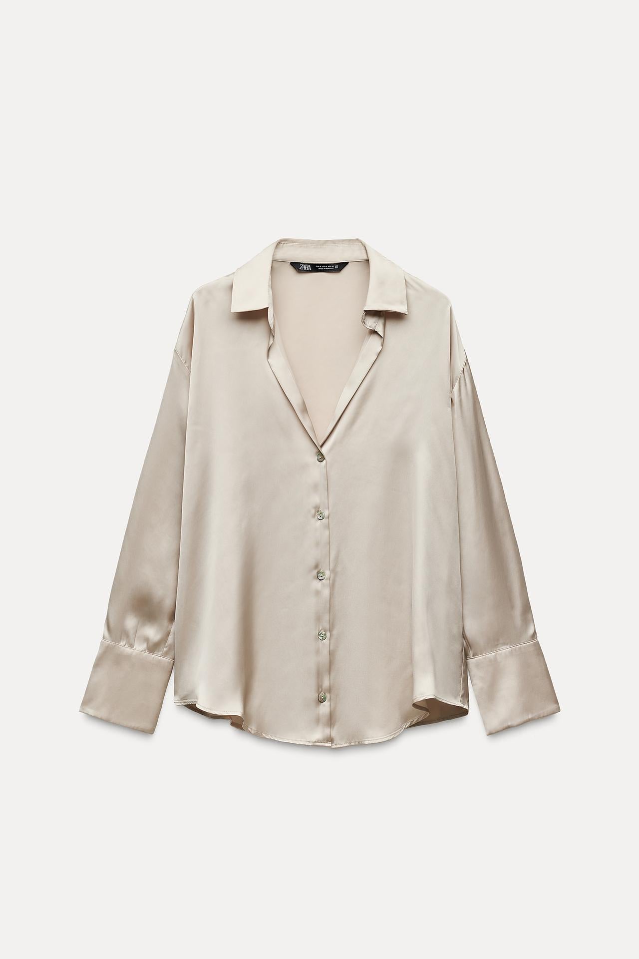 MESSALINE SATIN SHIRT