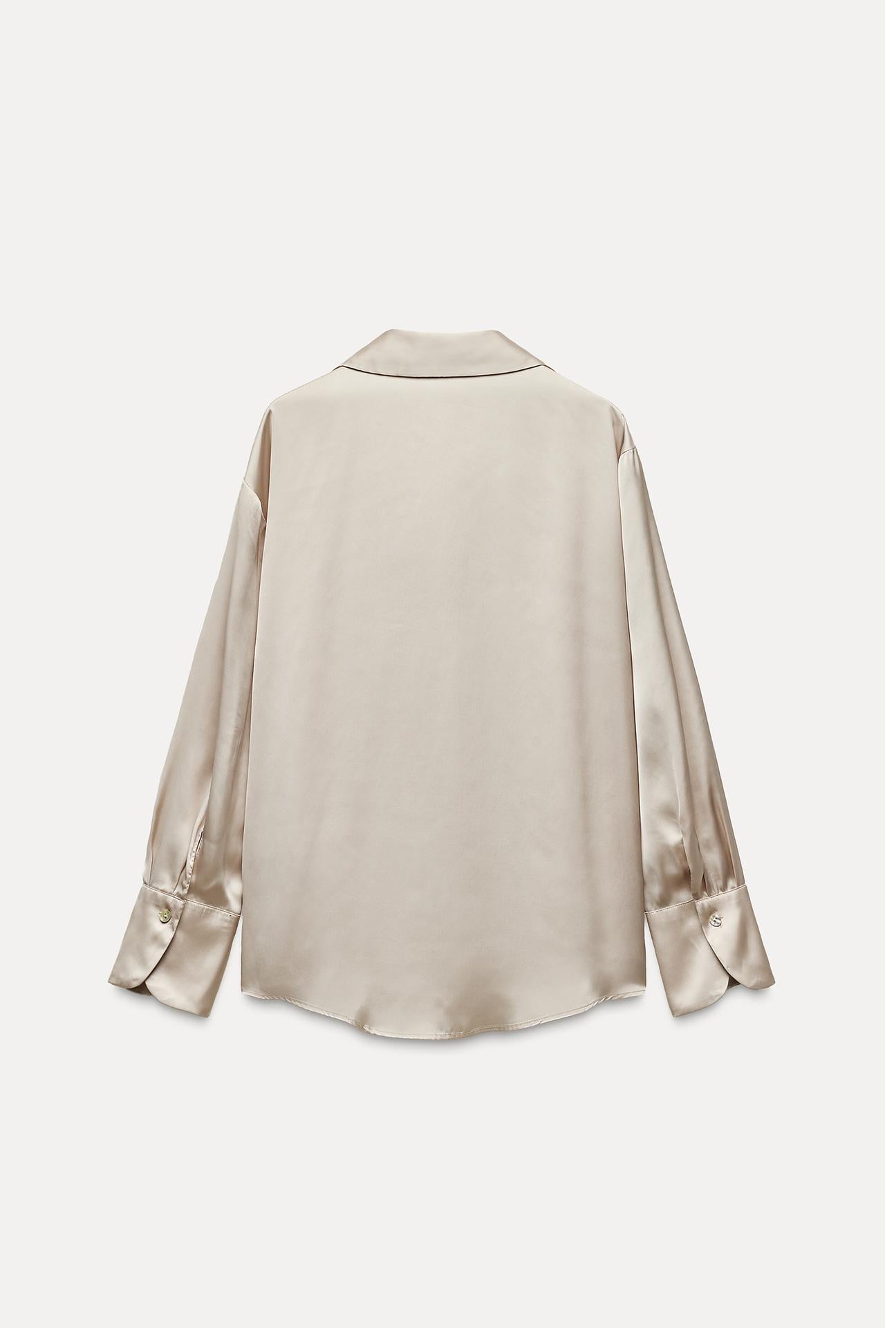 MESSALINE SATIN SHIRT