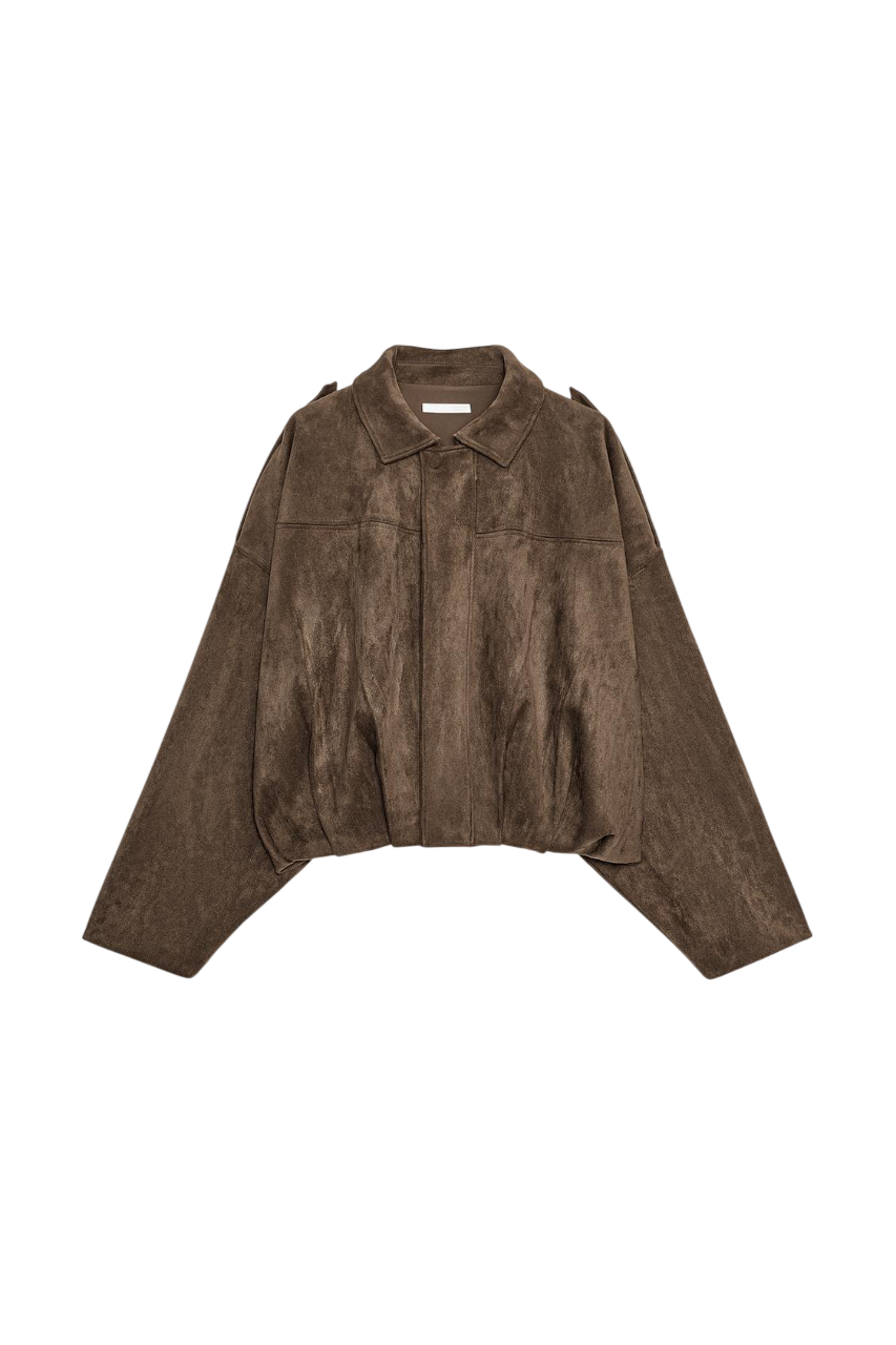 Suede Bomber jacket