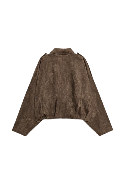Suede Bomber jacket