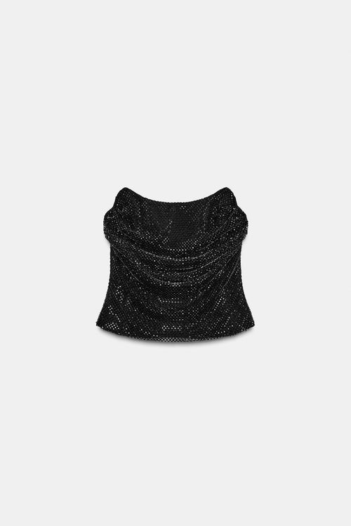 BEADED MESH TOP