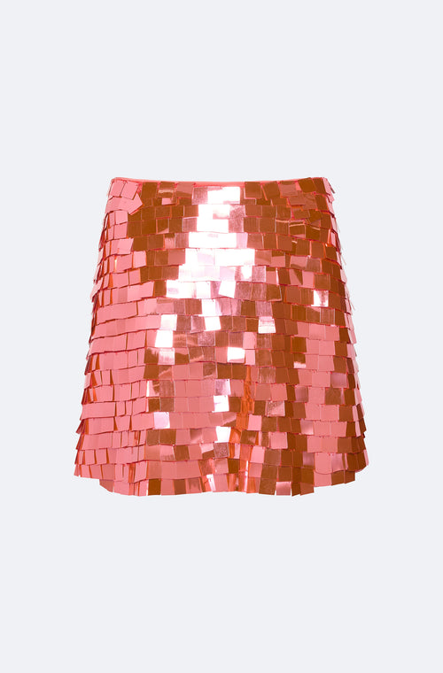 Ananya Pandey Square Sequin Mini Skirt