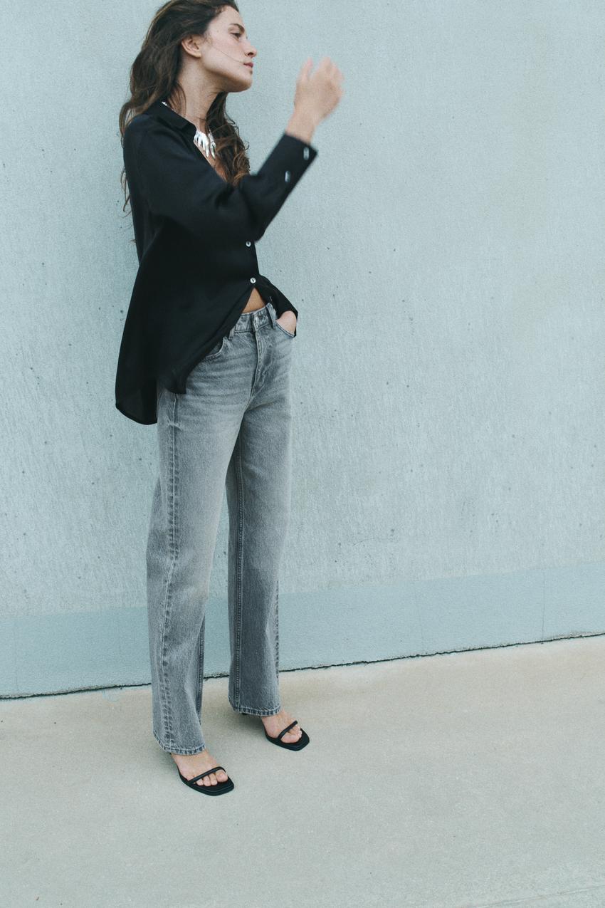 SATIN SHIRT- BLACK