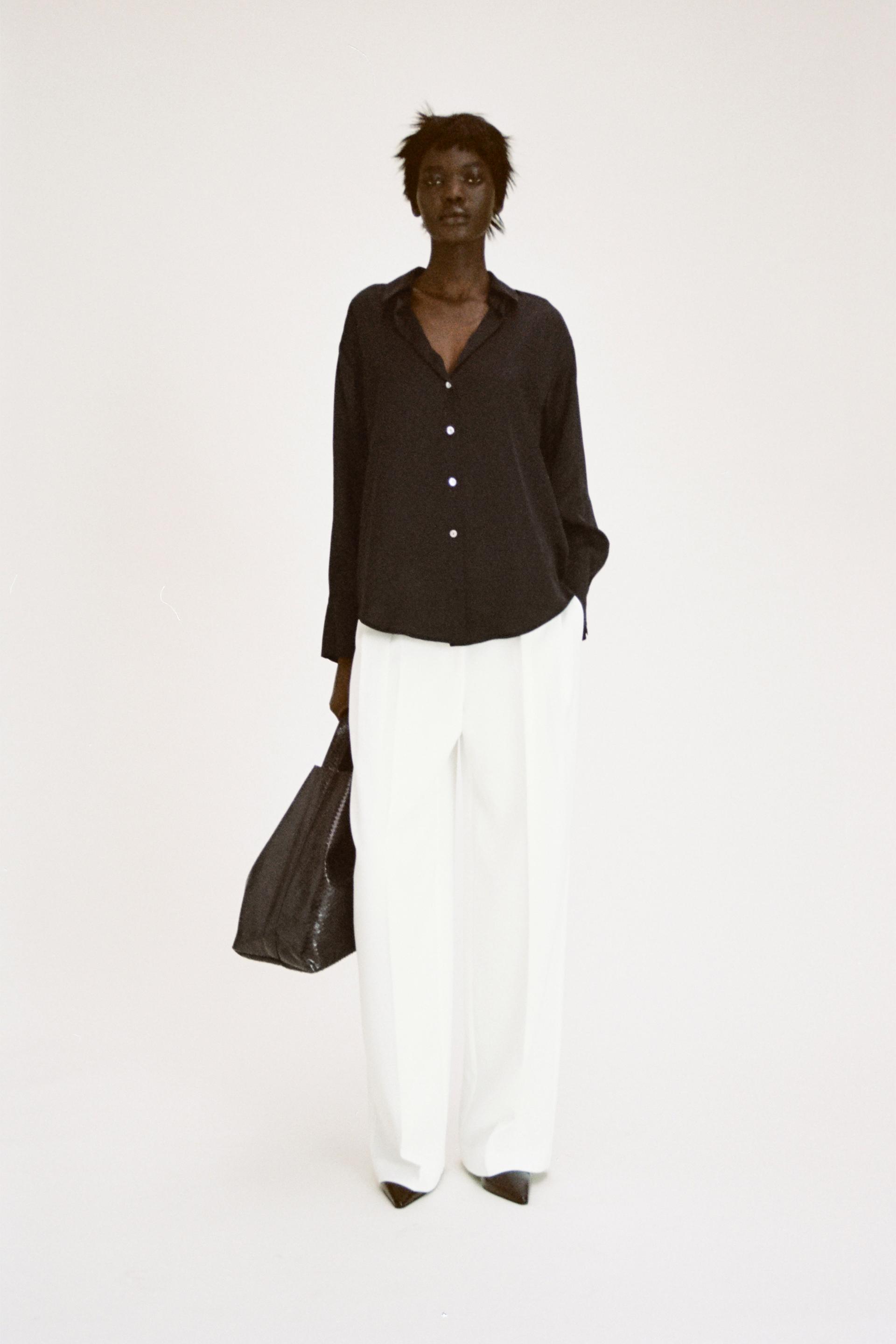 MESSALINE SATIN SHIRT