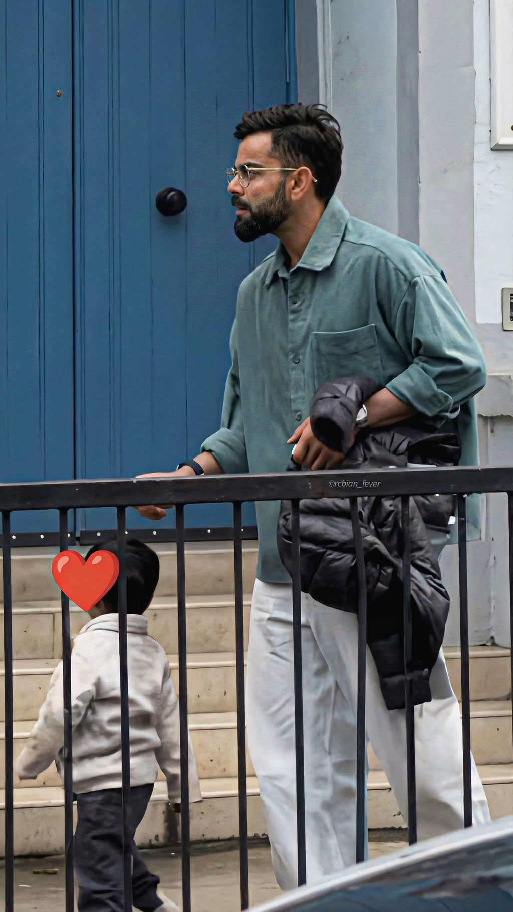 Men’s Green Twill Shirt Inspired by Virat Kohli