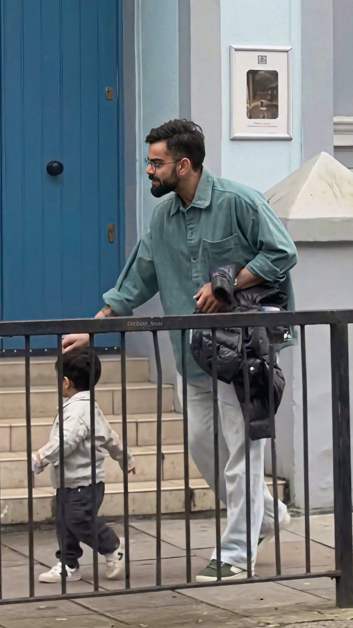 Men’s Green Twill Shirt Inspired by Virat Kohli