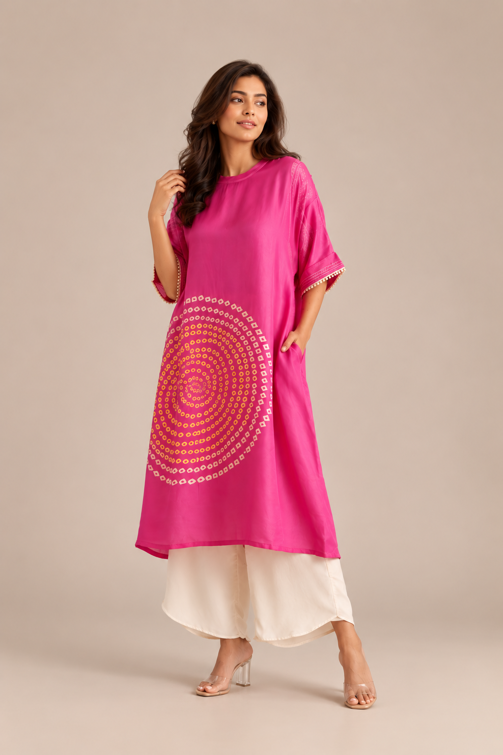 Noor Printed Kaftan Set