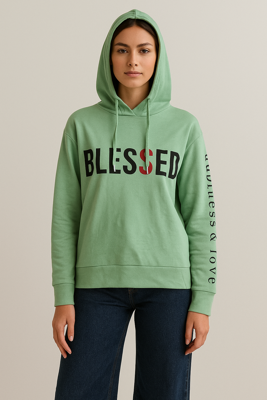 BLESSED COTTON HOODED TSHIRTS