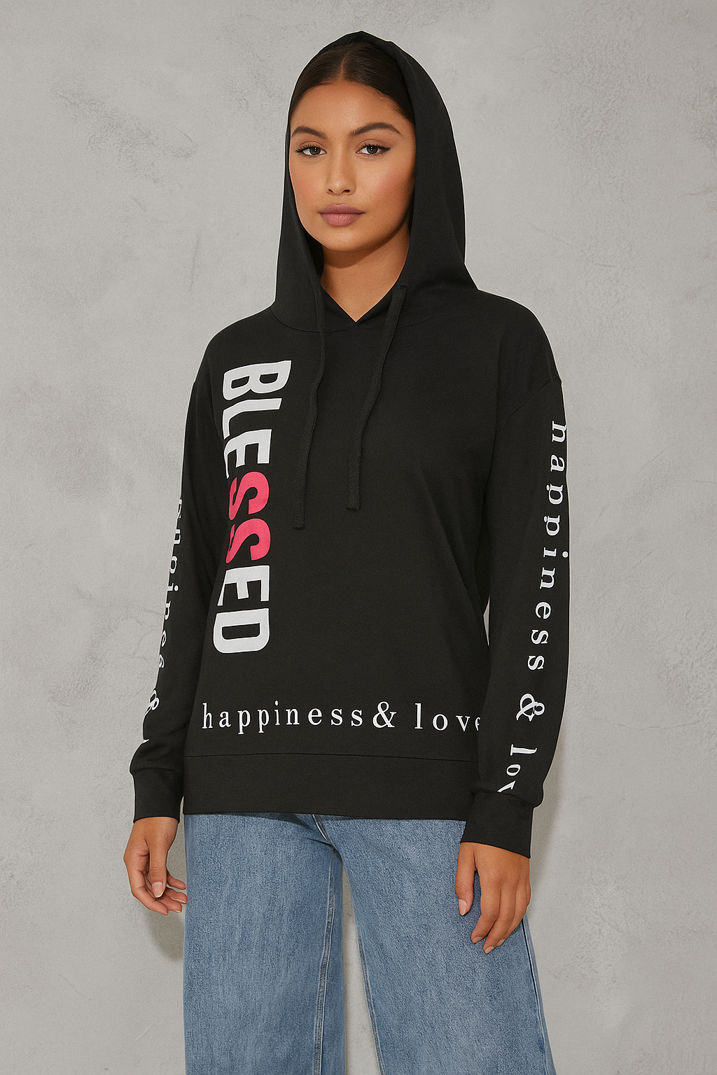 BLESSED COTTON HOODED TSHIRTS