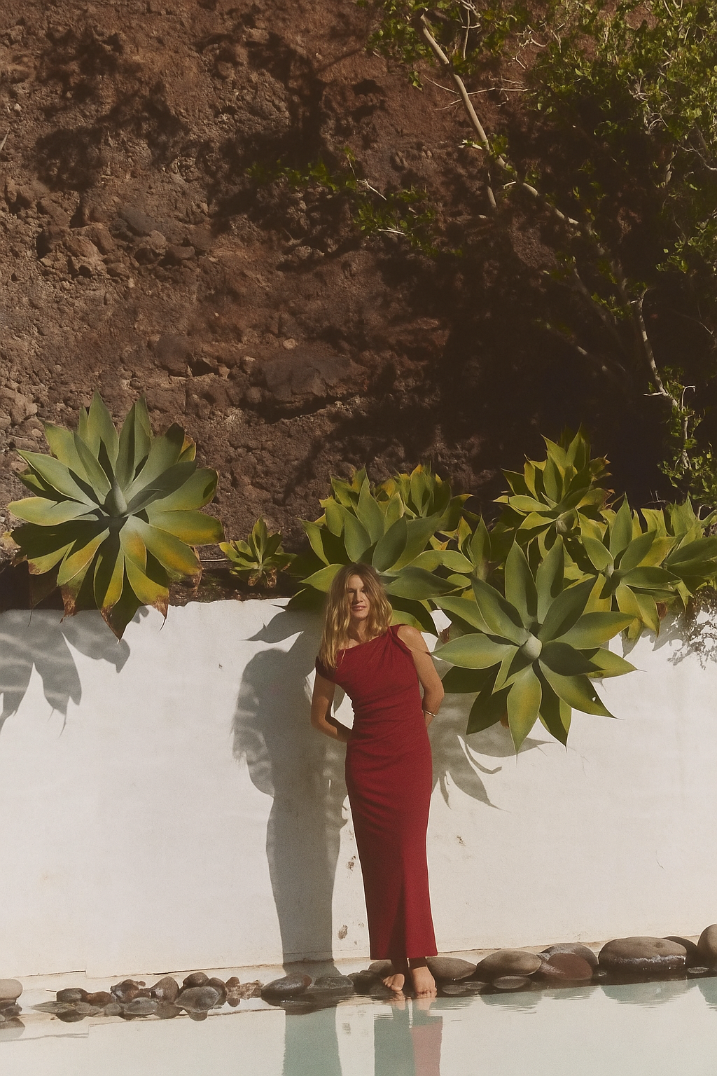 ASYMMETRIC MIDI DRESS