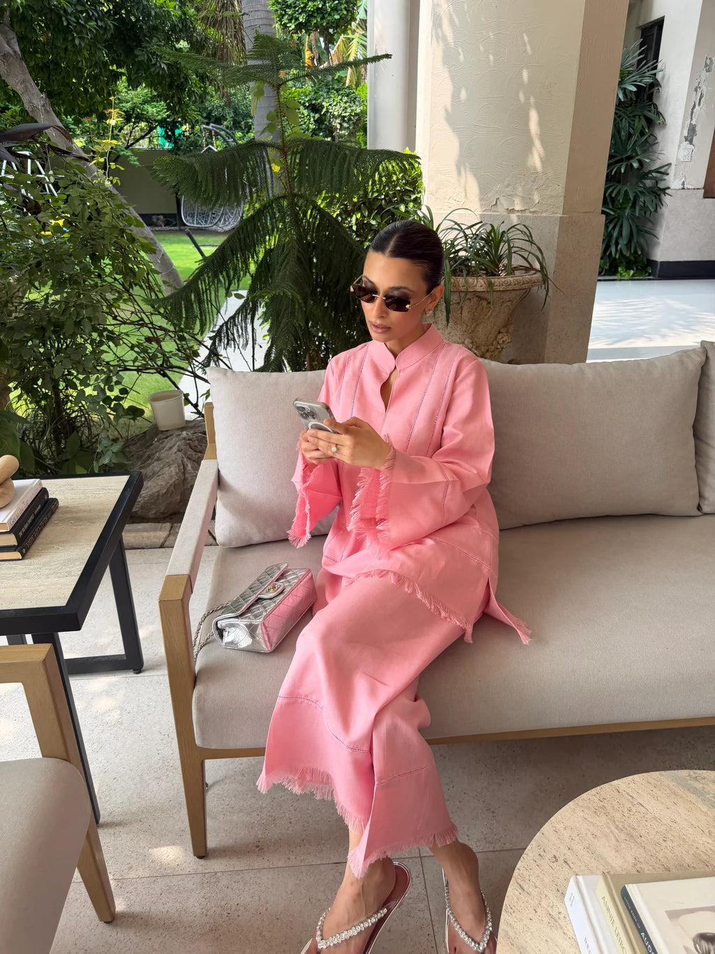 VAIDEHI -THE PURE LINEN SET