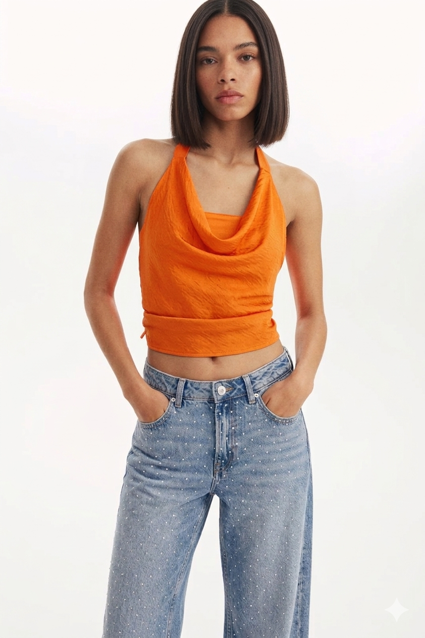 rhinestone studded wide leg denims (LIMITED COLLECTION ONLY 60 PCS EACH COLOUR)
