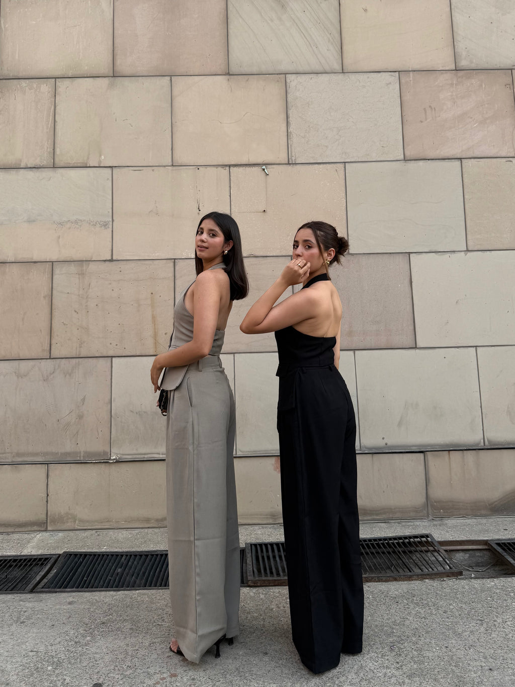 Women's 2-Piece Sleeveless Vest and Wide-Leg Pants Set