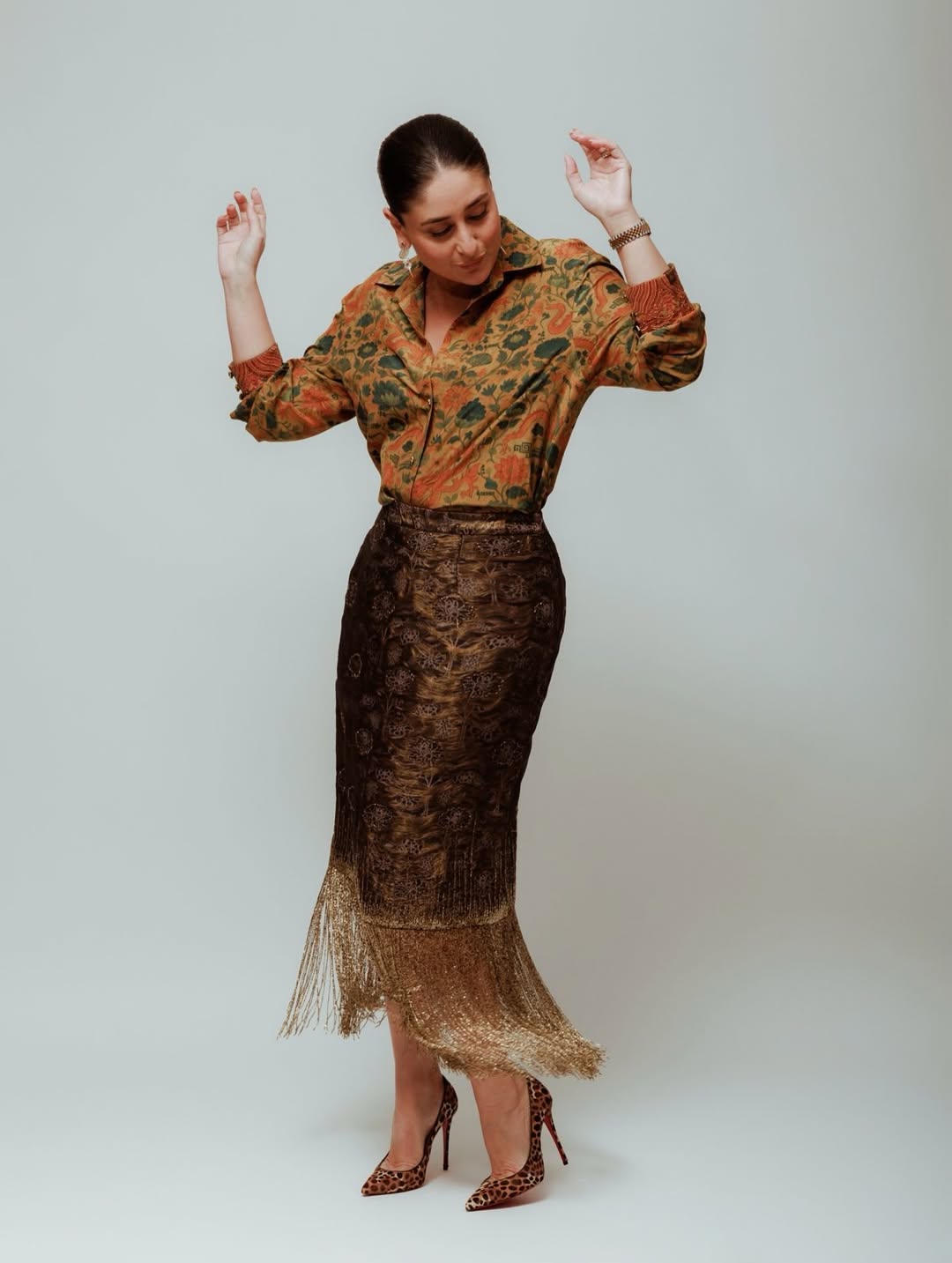 KAREENA KAPOOR ZARIAH TAPESTRY SHIRT