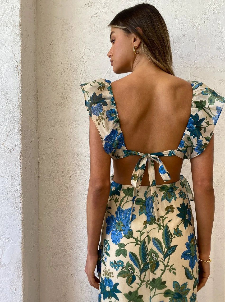 The Riviera Ruffle Dress