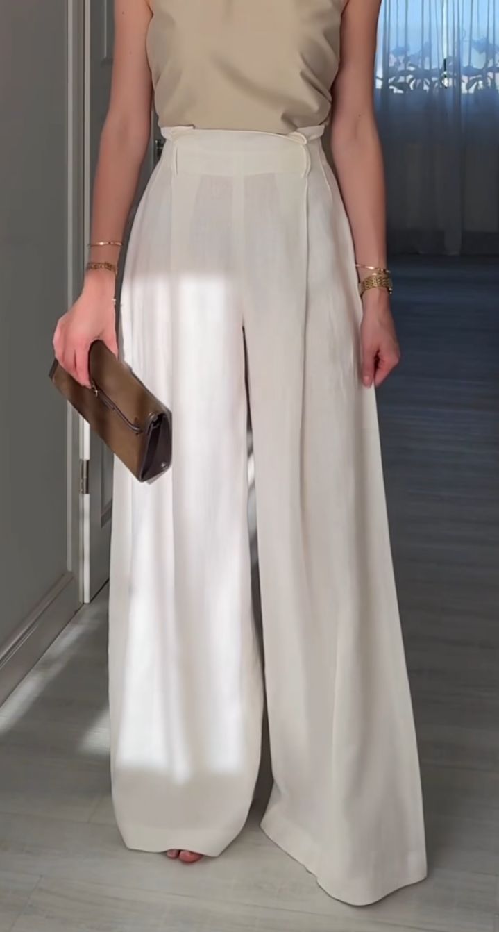 The Essential Pure Linen Trouser