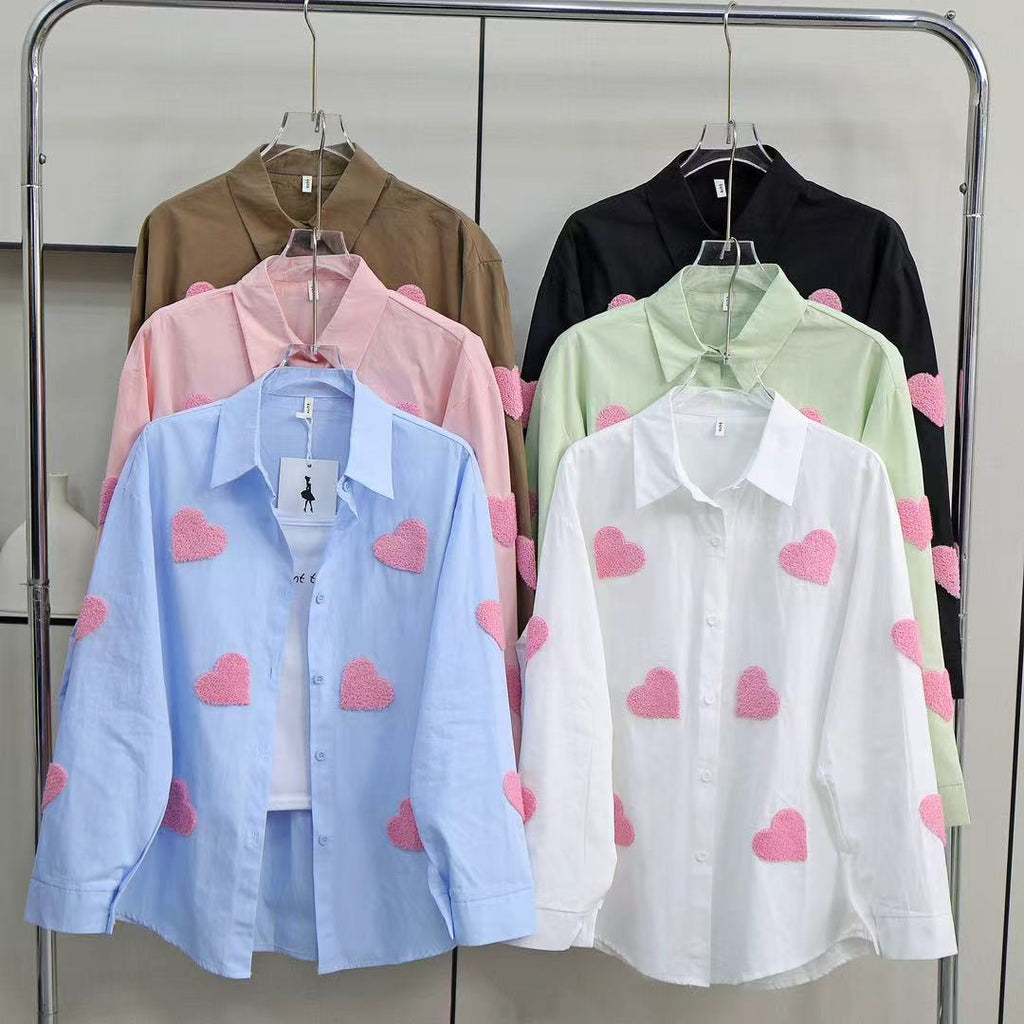 Karisma Kapoor Cotton heart Oversized Shirts