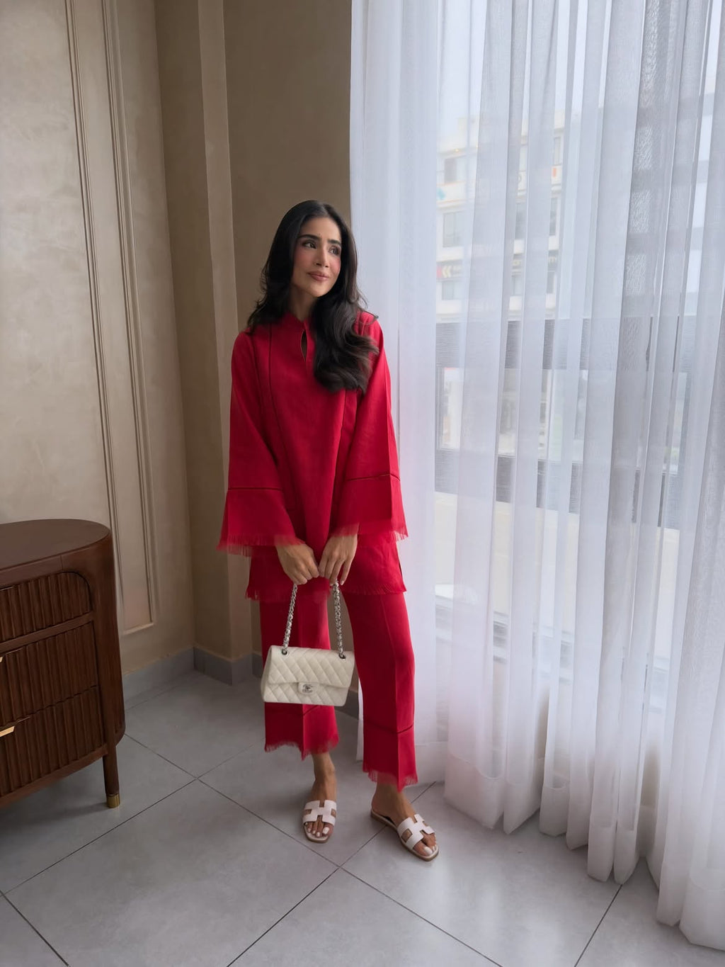 VAIDEHI -THE PURE LINEN SET