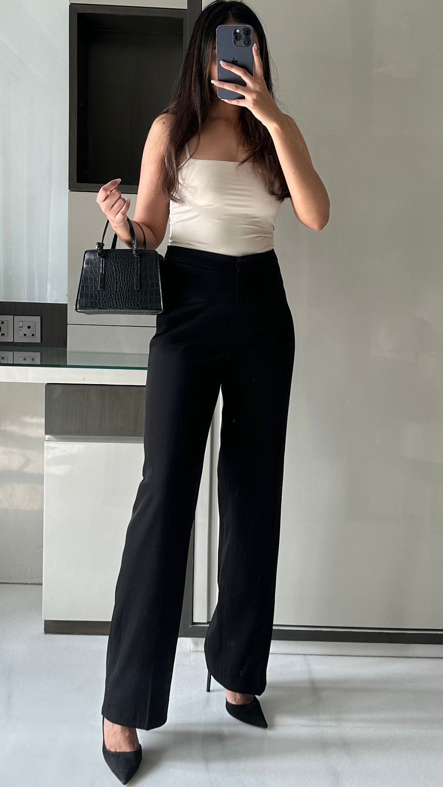 WIDE LEG TROUSERS