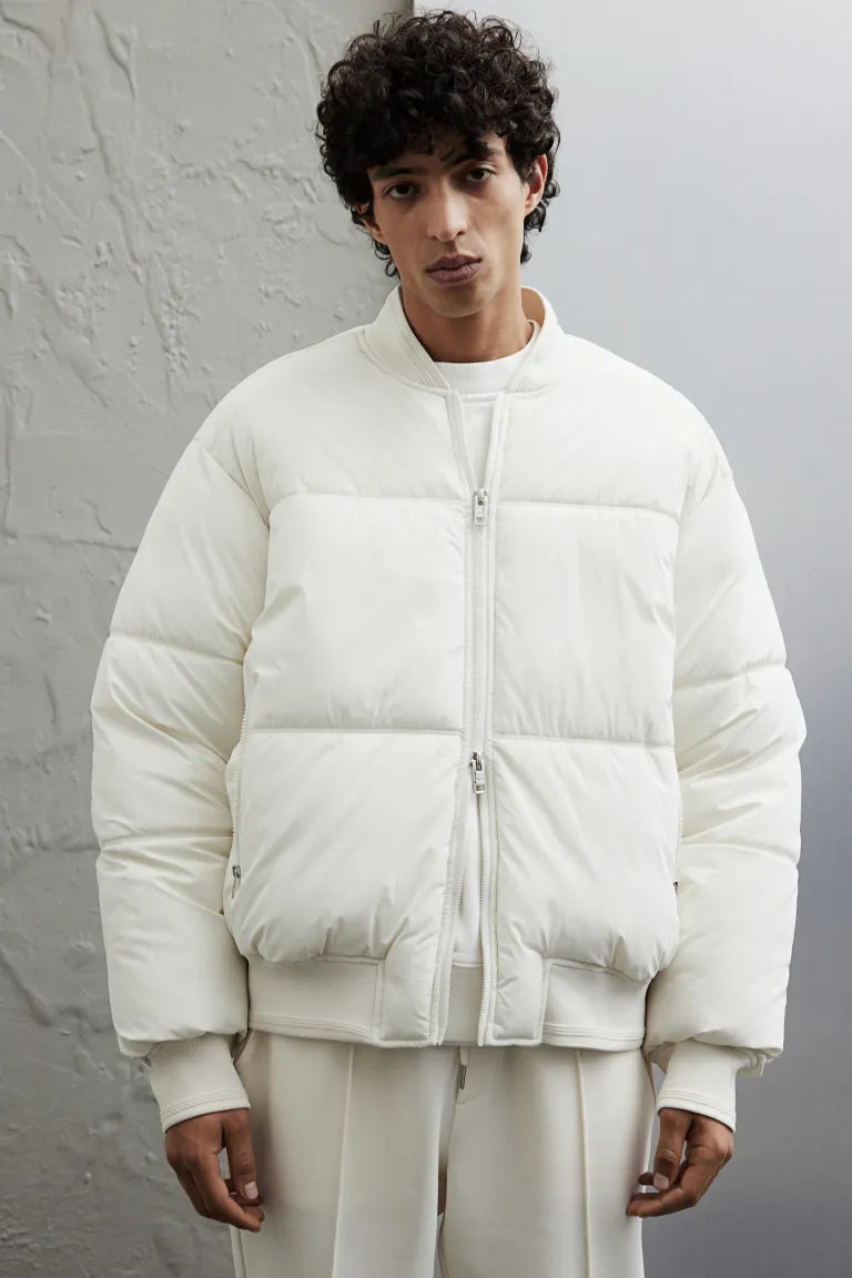 Loose Fit Padded bomber jacket