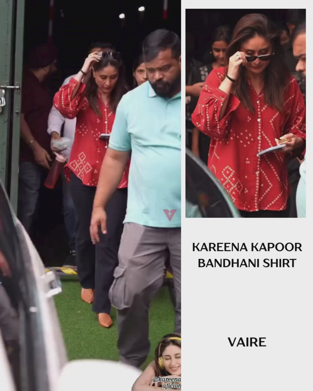 KAREENA KAPOOR BANDHANI SHIRTS