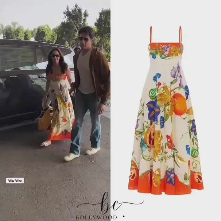 KIARA ADVANI MIDI SUNDRESS SILHOUETTE