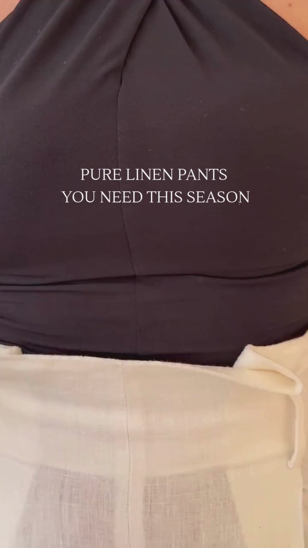 The Essential Pure Linen Trouser